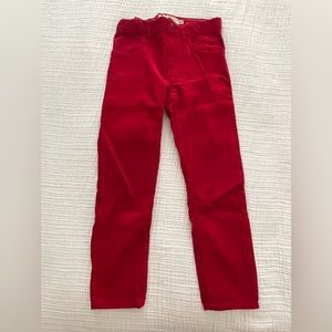H&M Boys Red Corduroy Pants